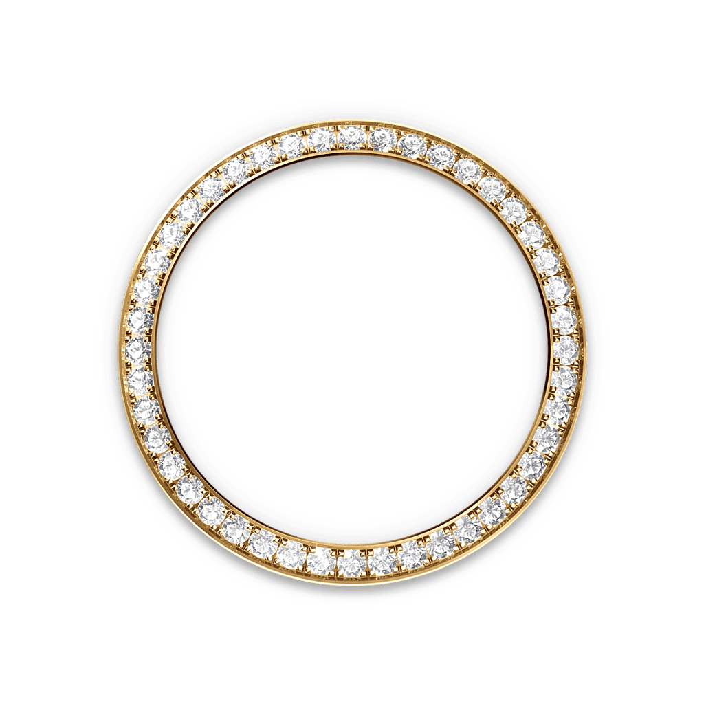 Rolex Yellow Gold Datejust - 28mm - White mother-of-pearl Diamond Dial - President