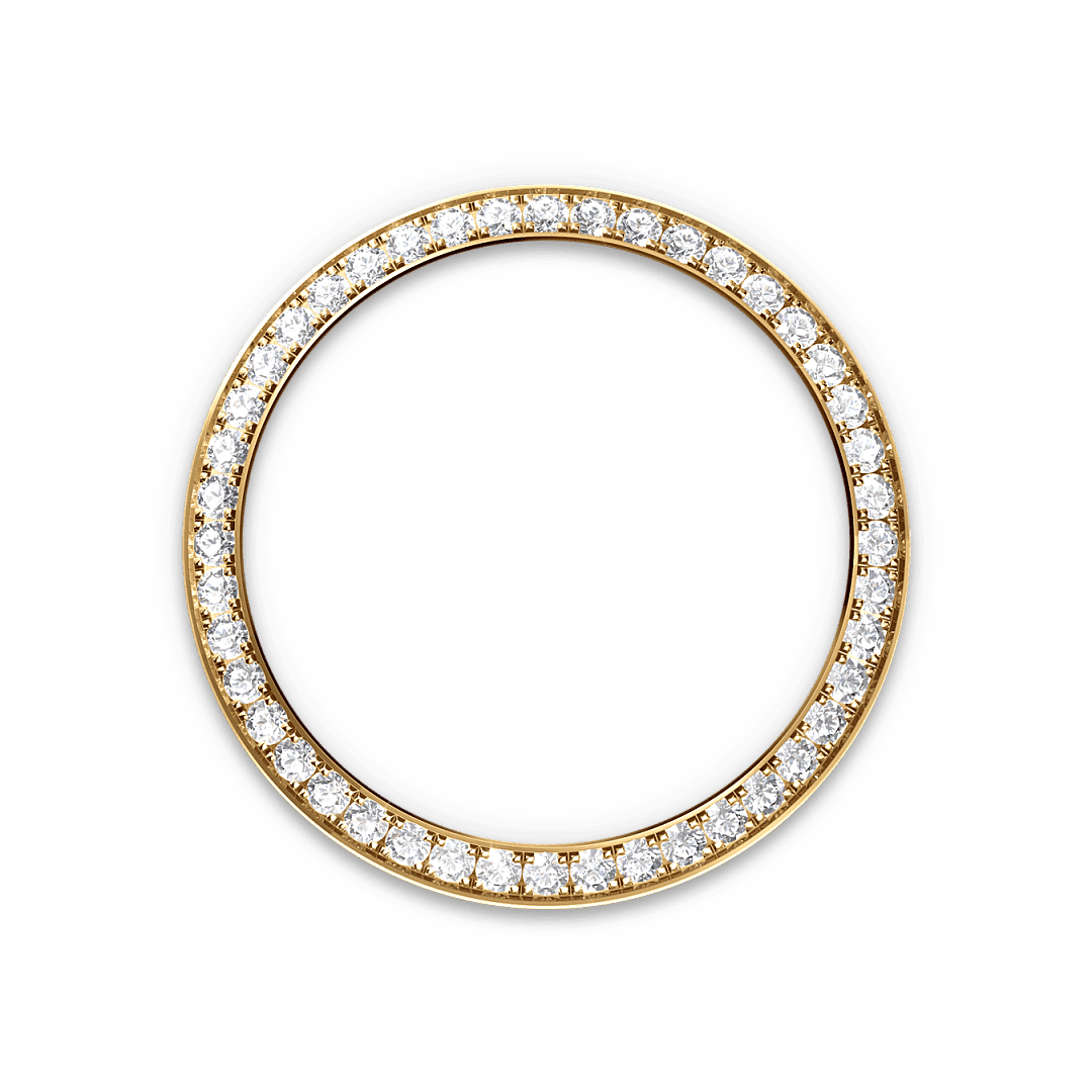 Rolex Yellow Gold Datejust - 28mm - White mother-of-pearl Diamond Dial - President