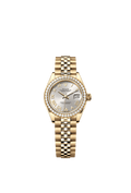 Rolex Yellow Gold Datejust - 28mm - Silver - Jubilee