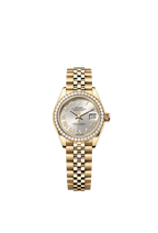 Rolex Yellow Gold Datejust - 28mm - Silver - Jubilee