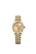 Rolex Yellow Gold Datejust - 28mm - Champagne-colour - Jubilee