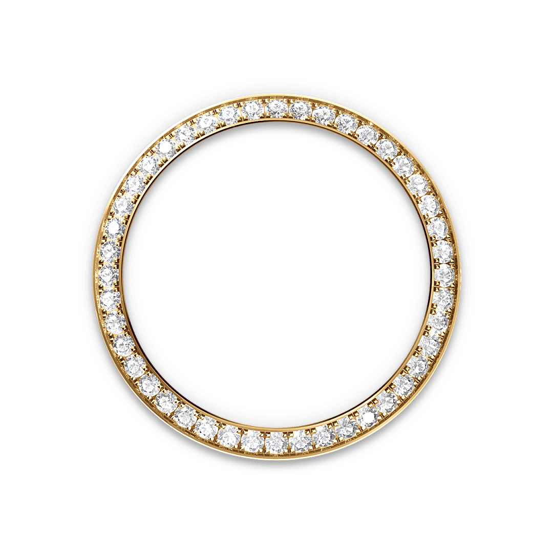 Rolex Yellow Gold Datejust - 28mm - Diamond-paved - President