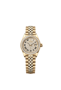 Rolex Yellow Gold Datejust - 28mm - Diamond-paved - Jubilee