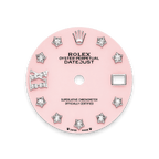 Rolex White Gold Datejust - 28mm - Pink opal Diamond Dial