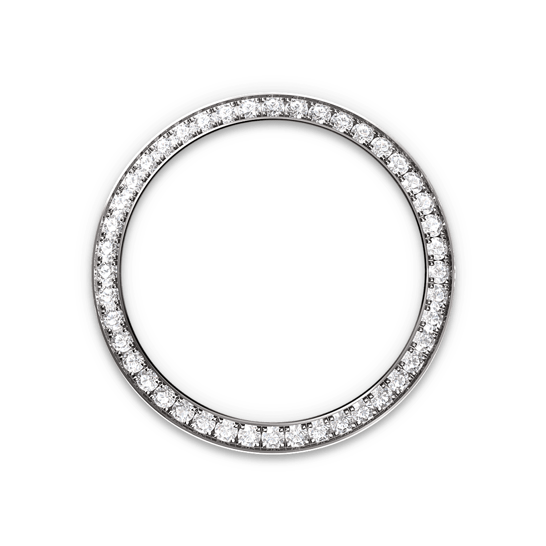 Rolex White Gold Datejust - 28mm - Pink opal Diamond Dial