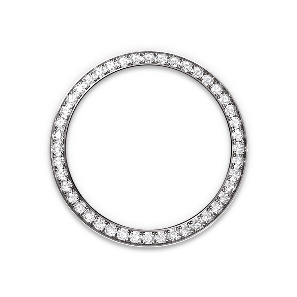 Rolex White Gold Datejust - 28mm - White mother-of-pearl Diamond Dial