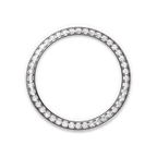 Rolex White Gold Datejust - 28mm - White mother-of-pearl Diamond Dial