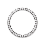 Rolex White Gold Datejust - 28mm - Dark grey - President