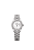Rolex White Gold Datejust - 28mm - White