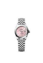 Rolex Stainless Steel Datejust - 28mm - Pink - Jubilee