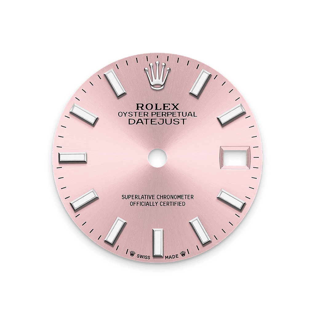 Rolex Stainless Steel Datejust - 28mm - Pink - Jubilee