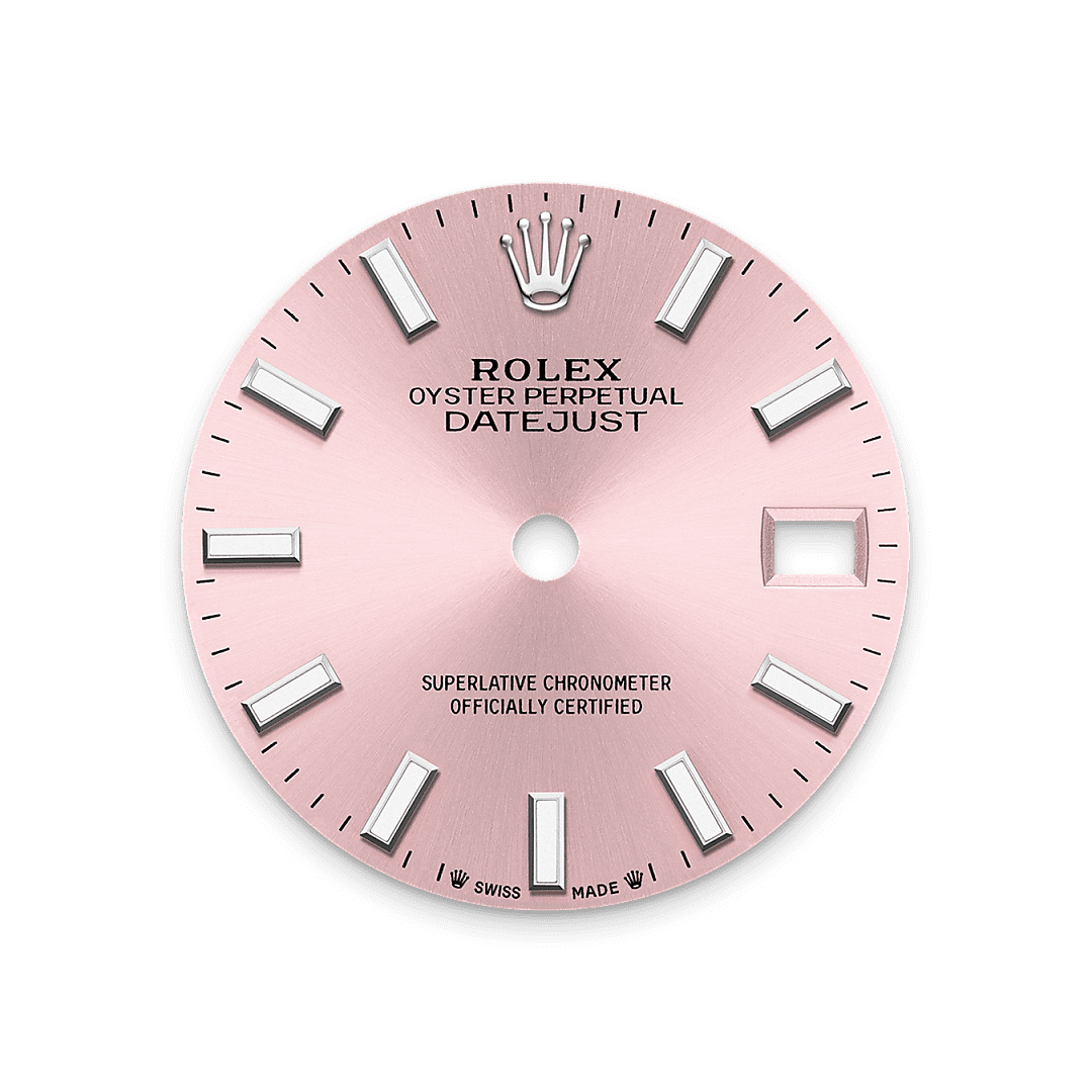 Rolex Stainless Steel Datejust - 28mm - Pink - Jubilee