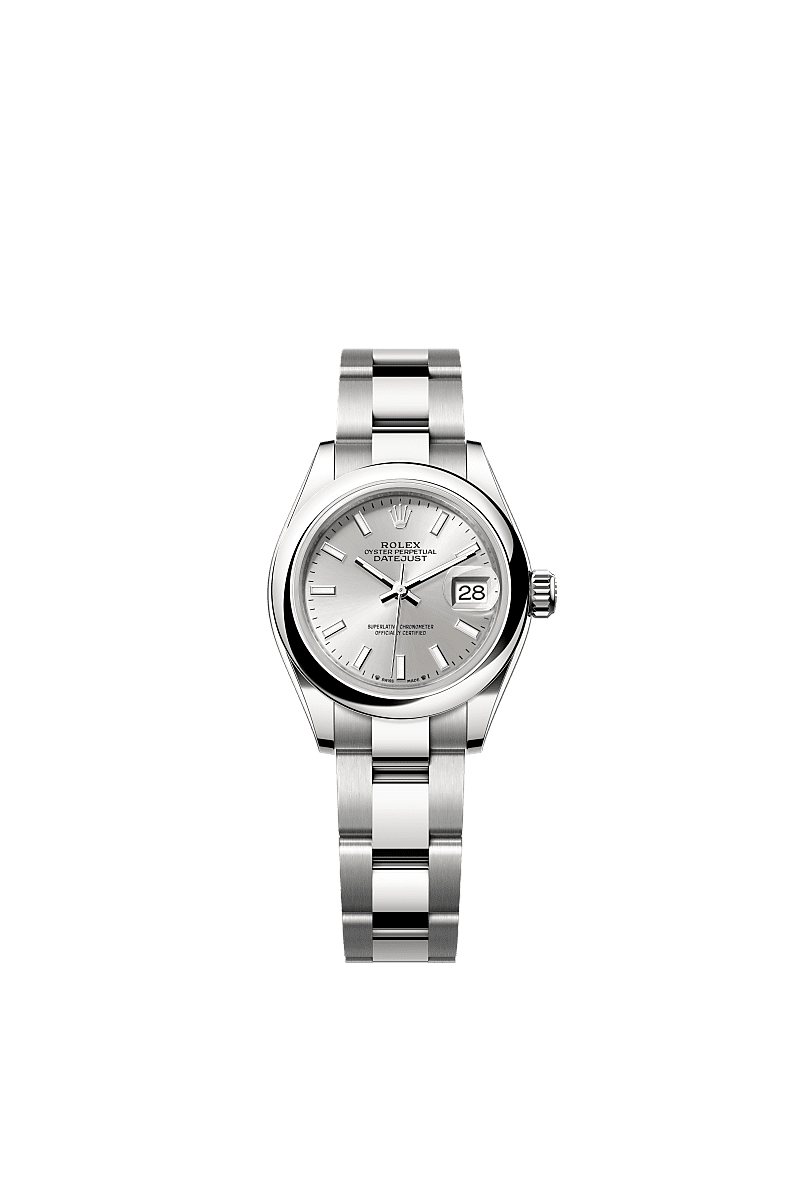 Rolex Stainless Steel Datejust - 28mm - Silver - Oyster