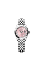 Rolex Stainless Steel Datejust - 28mm - Pink - Jubilee