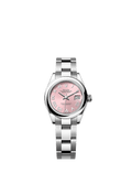 Rolex Stainless Steel Datejust - 28mm - Pink - Oyster