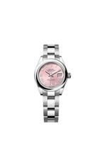 Rolex Stainless Steel Datejust - 28mm - Pink - Oyster