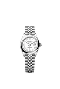 Rolex Stainless Steel Datejust - 28mm - White - Jubilee