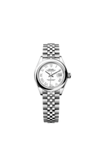 Rolex Stainless Steel Datejust - 28mm - White - Jubilee