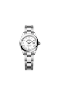 Rolex Stainless Steel Datejust - 28mm - White - Oyster
