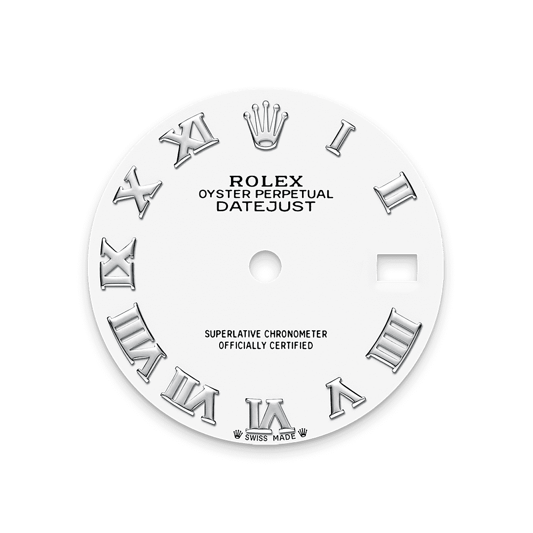 Rolex Stainless Steel Datejust - 28mm - White - Oyster