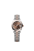Rolex Two-Tone (RG/SS) Datejust - 28mm - Chocolate Diamond Dial - Jubilee
