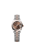 Rolex Two-Tone (RG/SS) Datejust - 28mm - Chocolate - Jubilee