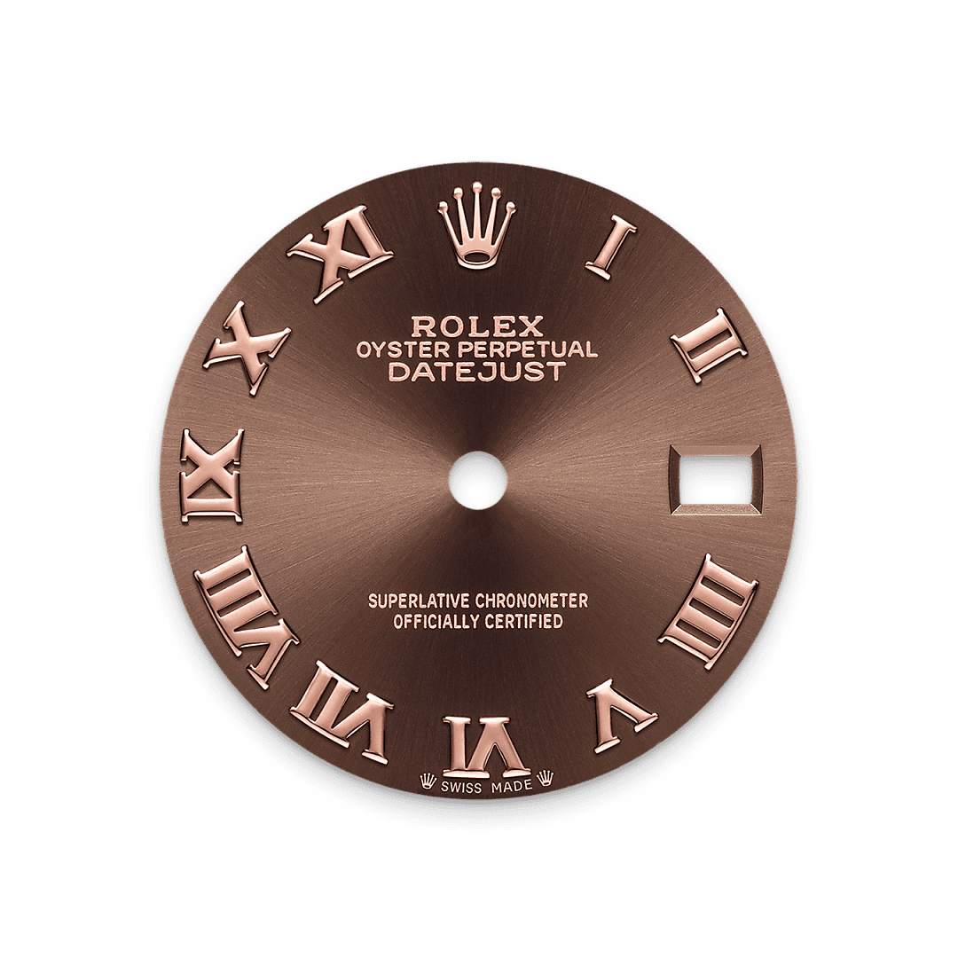 Rolex Two-Tone (RG/SS) Datejust - 28mm - Chocolate - Jubilee