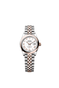 Rolex Two-Tone (RG/SS) Datejust - 28mm - White - Jubilee