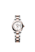 Rolex Two-Tone (RG/SS) Datejust - 28mm - White - Oyster