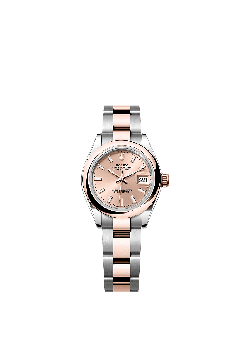 Rolex Two-Tone (RG/SS) Datejust - 28mm - Rosé-colour - Oyster
