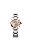 Rolex Two-Tone (RG/SS) Datejust - 28mm - Rosé-colour Diamond Dial - Oyster