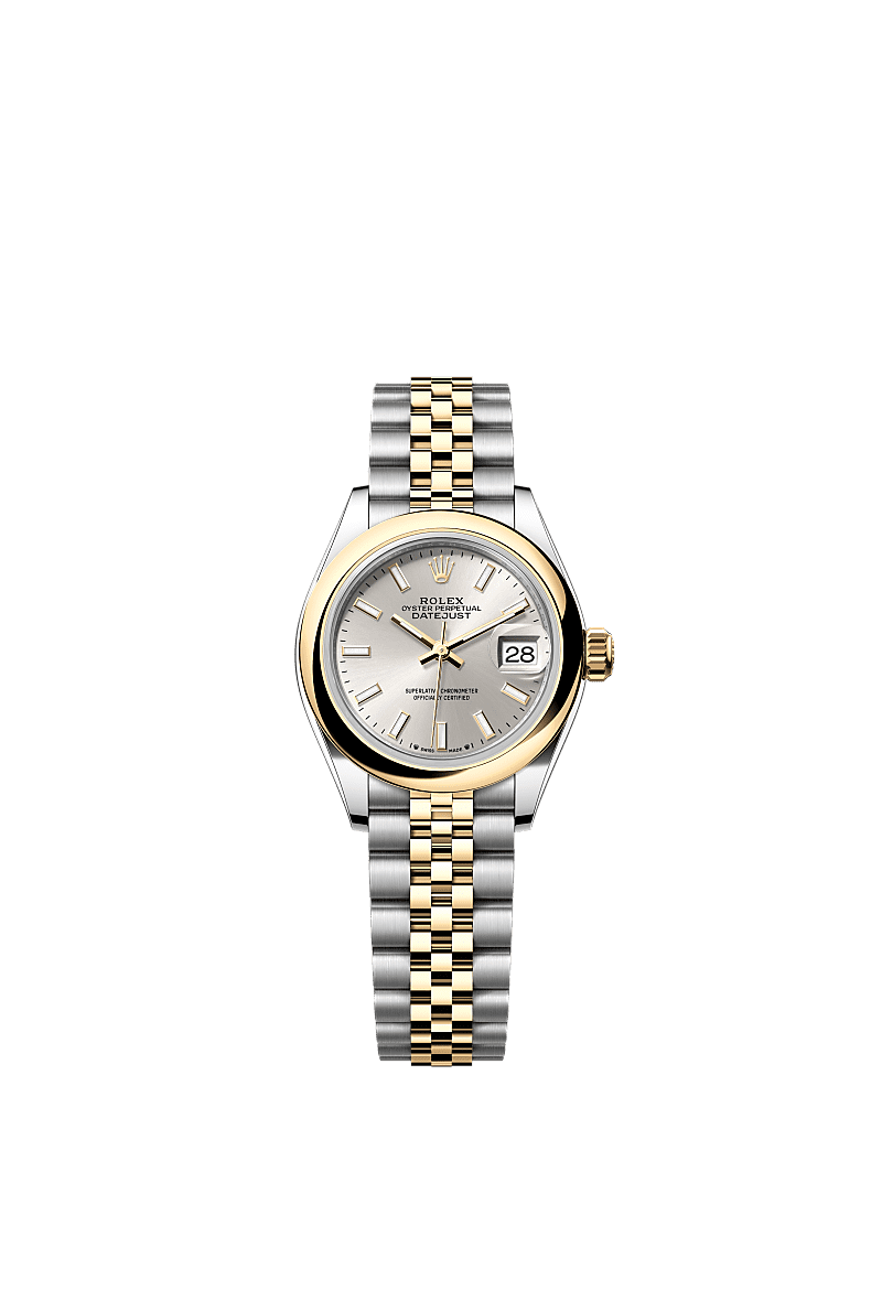 Rolex Two-Tone (YG/SS) Datejust - 28mm - Silver - Jubilee