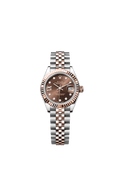 Rolex Two-Tone (RG/SS) Datejust - 28mm - Chocolate Diamond Dial - Jubilee