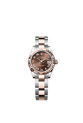 Rolex Two-Tone (RG/SS) Datejust - 28mm - Chocolate - Oyster