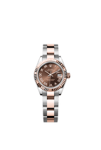 Rolex Two-Tone (RG/SS) Datejust - 28mm - Chocolate - Oyster