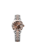 Rolex Two-Tone (RG/SS) Datejust - 28mm - Chocolate Diamond Dial - Jubilee