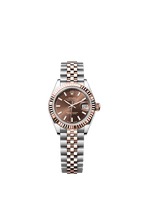 Rolex Two-Tone (RG/SS) Datejust - 28mm - Chocolate - Jubilee