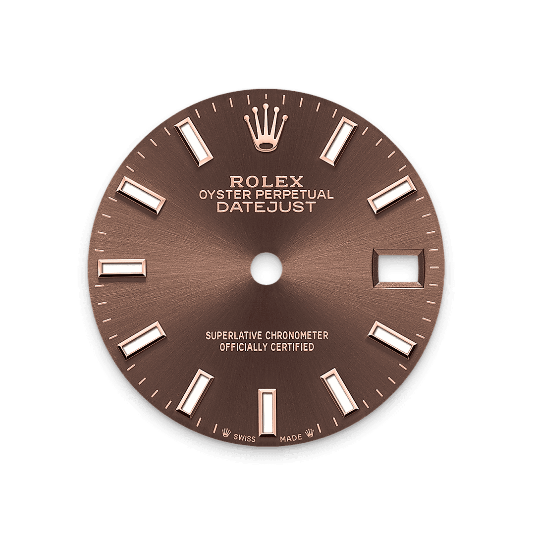 Rolex Two-Tone (RG/SS) Datejust - 28mm - Chocolate - Jubilee