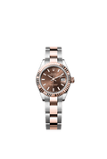 Rolex Two-Tone (RG/SS) Datejust - 28mm - Chocolate - Oyster
