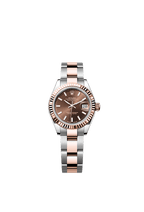 Rolex Two-Tone (RG/SS) Datejust - 28mm - Chocolate - Oyster