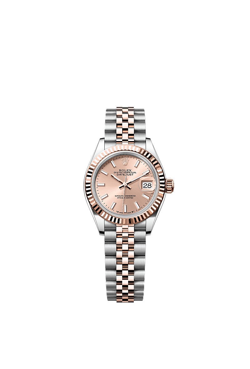 Rolex Two-Tone (RG/SS) Datejust - 28mm - Rosé-colour - Jubilee