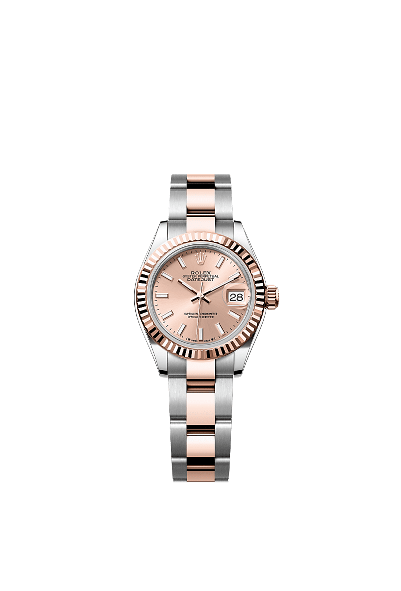 Rolex Two-Tone (RG/SS) Datejust - 28mm - Rosé-colour - Oyster