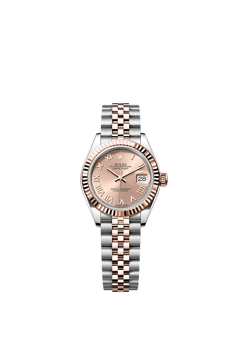Rolex Two-Tone (RG/SS) Datejust - 28mm - Rosé-colour - Jubilee