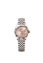 Rolex Two-Tone (RG/SS) Datejust - 28mm - Rosé-colour - Jubilee