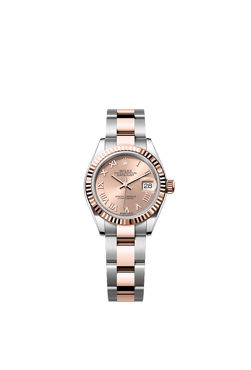 Rolex Two-Tone (RG/SS) Datejust - 28mm - Rosé-colour - Oyster