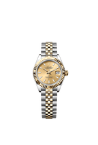 Rolex Two-Tone (YG/SS) Datejust - 28mm - Champagne-colour - Jubilee