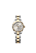 Rolex Two-Tone (YG/SS) Datejust - 28mm - Silver Diamond Dial - Oyster