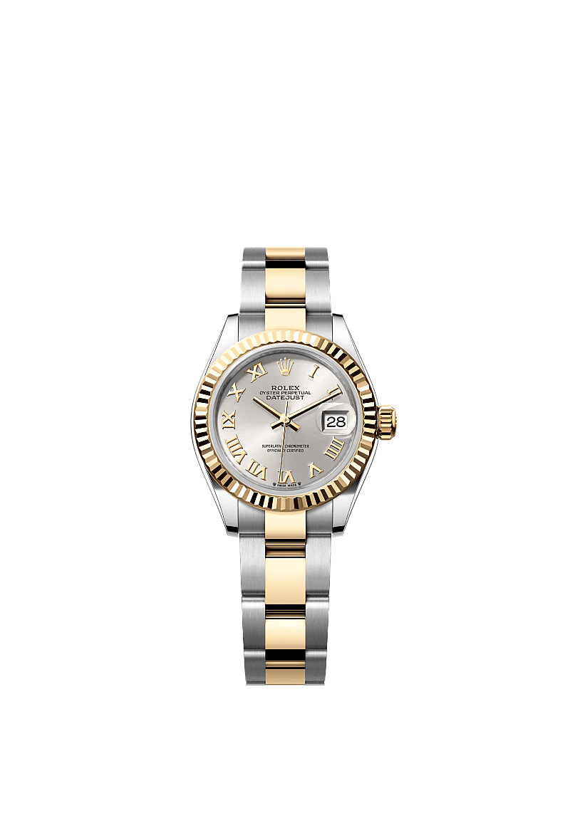 Rolex Two-Tone (YG/SS) Datejust - 28mm - Silver - Oyster