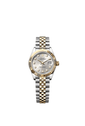 Rolex Two-Tone (YG/SS) Datejust - 28mm - Silver Diamond Dial - Jubilee