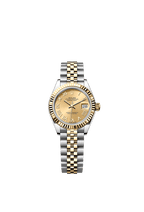 Rolex Two-Tone (YG/SS) Datejust - 28mm - Champagne-colour - Jubilee